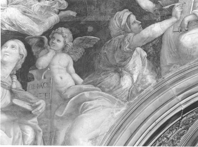 Sibille e angeli (dipinto, ciclo) di Sanzio Raffaello (sec. XVI) 